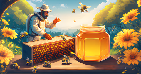 The Journey from Hive to Jar: A Detailed Look at How Honey is Produced and Harvested