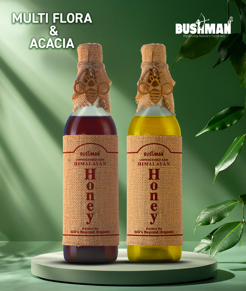 BUSHMAN® Honey 1kg Each Combo (Multiflora-Acacia)