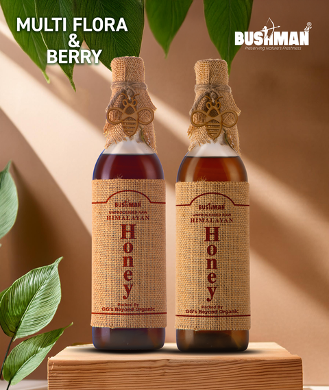 BUSHMAN® Honey 1kg Each Combo (Multiflora-Berry)