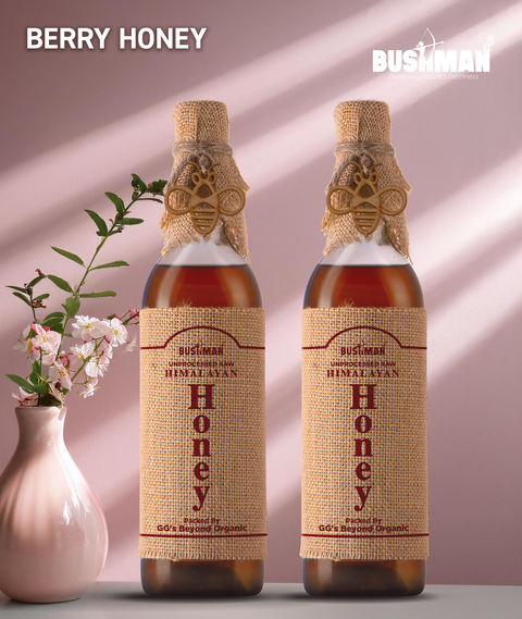 BUSHMAN® Berry Honey 1kg Twin Pack