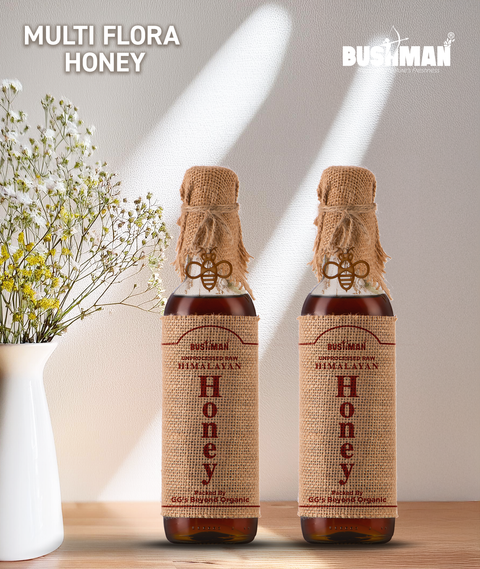 BUSHMAN® Multi Flora Honey 500g Twin Pack