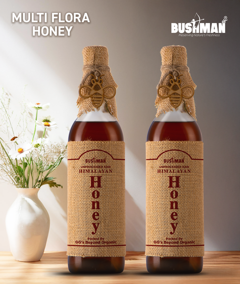 BUSHMAN® Multi Flora Honey 1kg Twin Pack