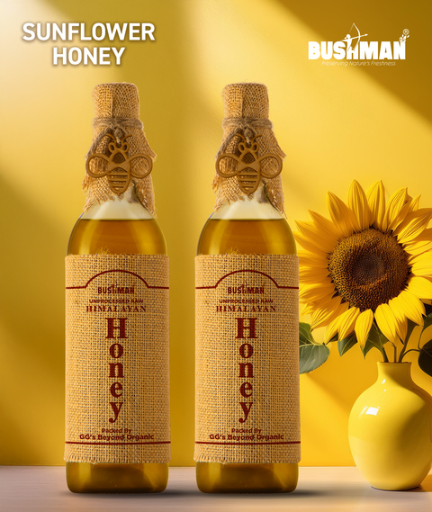 BUSHMAN® Sunflower Honey 1kg Twin Pack