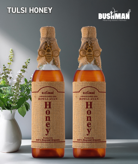 BUSHMAN® Tulsi Honey 1kg Twin Pack